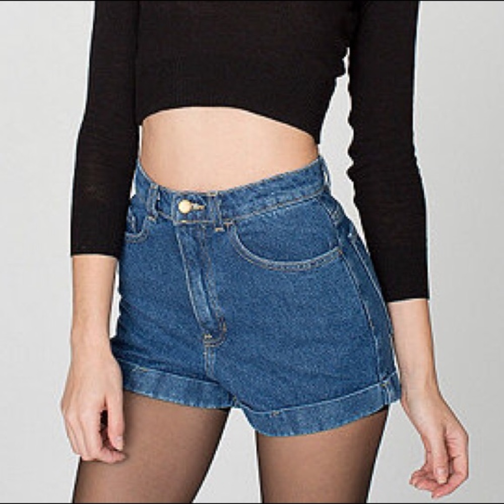 AA High Waisted Jean Shorts